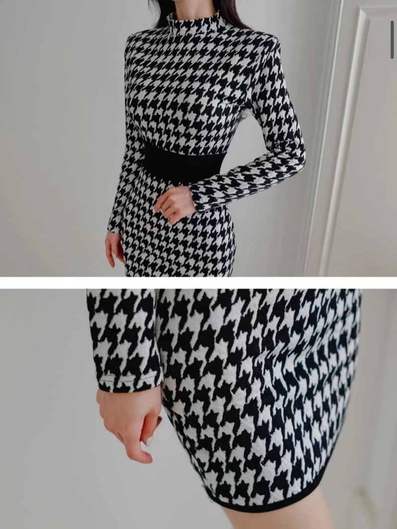 HEE SHOP韓國直郵東大門代購女裝新款人氣推薦休閑24秋冬連衣裙HEE SHOP連衣裙