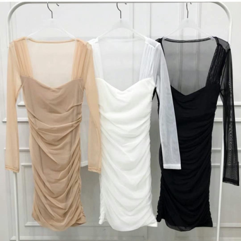 HEE SHOP韓國直郵東大門實拍女裝新款職業時尚真品熱賣連衣裙HEE SHOP連衣裙圖色3左三色