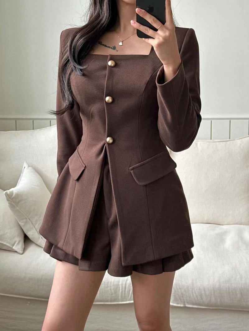 HEE SHOP直郵韓國代購女裝新款休閑時尚職業24秋冬人氣套裝HEE SHOP套裝