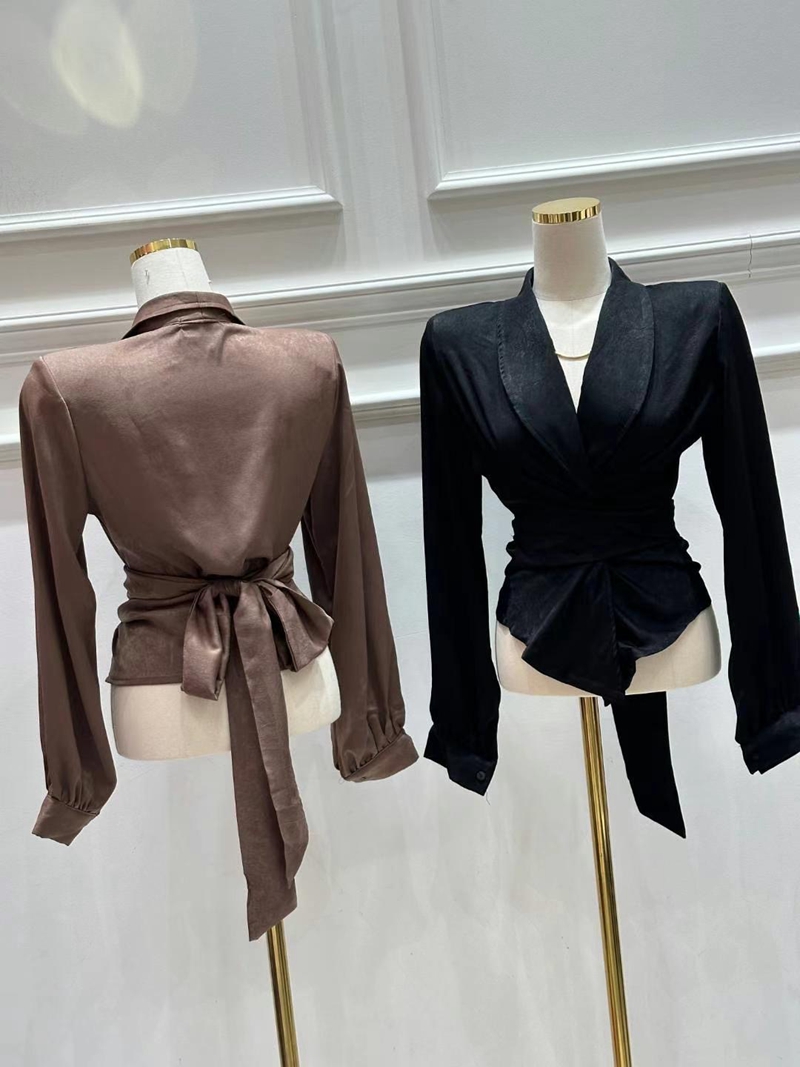 HEE SHOP韓國直郵東大門實拍女裝新品人氣24秋冬襯衫蕾絲衫HEE SHOP襯衫/蕾絲衫