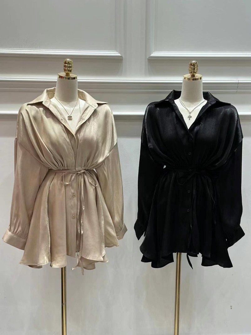 HEE SHOP直郵韓國代購女裝新款真品熱賣人氣時尚連衣裙含腰繩HEE SHOP連衣裙