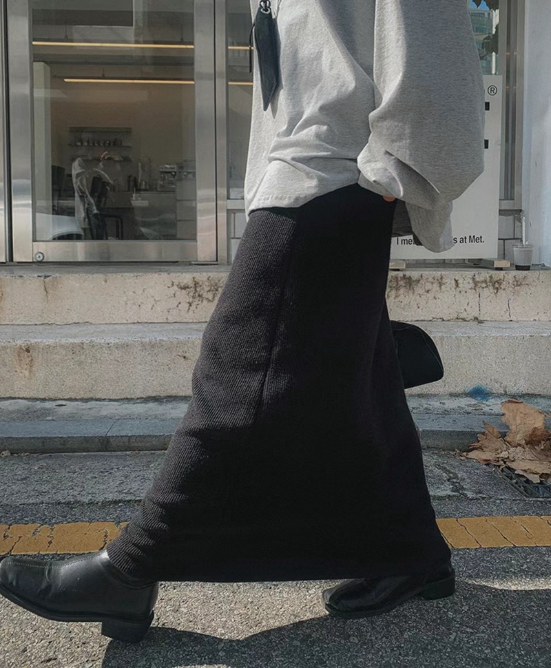 REPAIR韓國直郵東大門代購女裝新款休閑時尚人氣24秋冬長裙REPAIR長裙