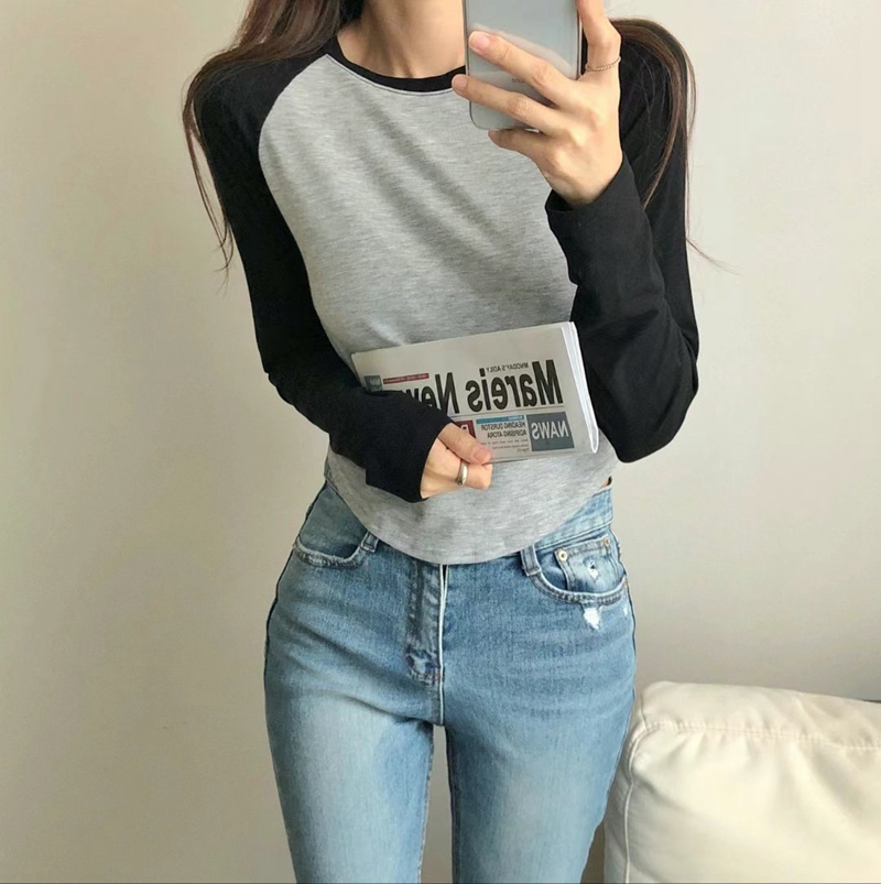 PUDDING韓國直郵女裝新款24秋冬時尚推薦熱賣真品人氣長袖T恤PUDDING長袖T恤