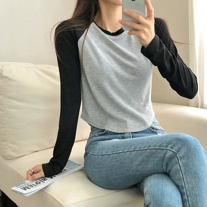PUDDING韓國直郵女裝新款24秋冬時尚推薦熱賣真品人氣長袖T恤PUDDING長袖T恤圖色3