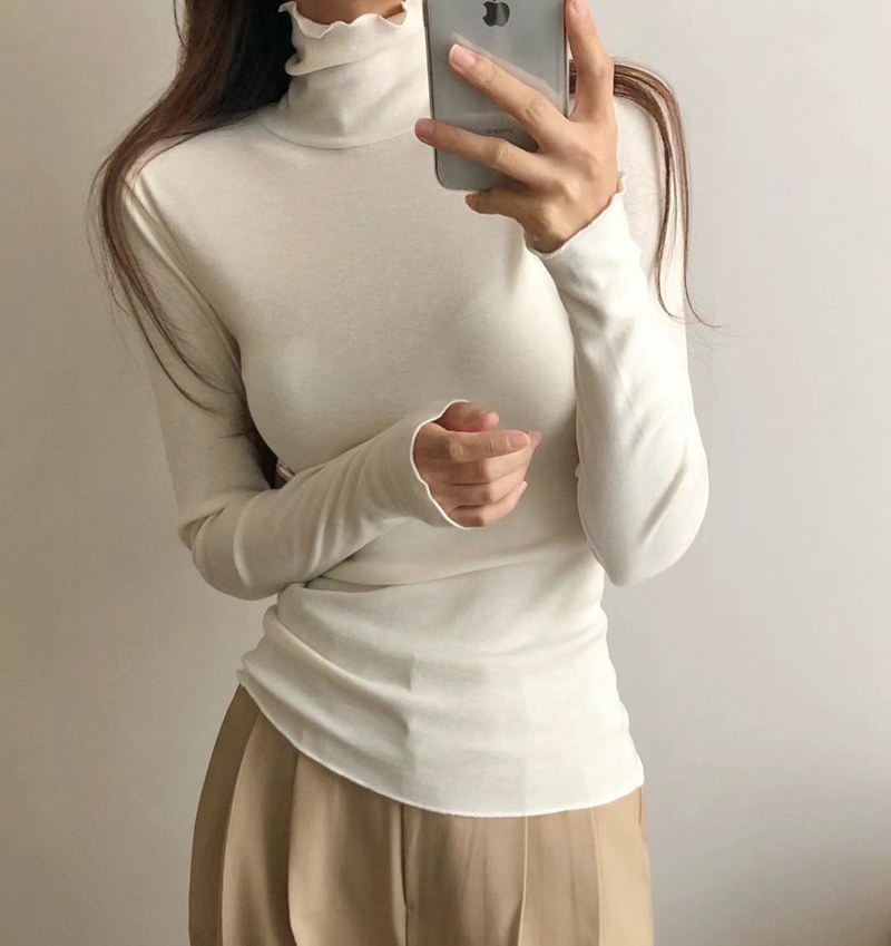PUDDING直郵韓國代購女裝新款時尚真品24秋冬推薦休閑長袖T恤PUDDING長袖T恤