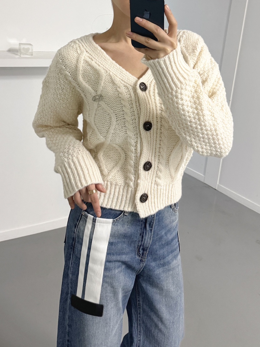 iaAn韓國直郵女裝新款推薦人氣時尚熱賣真品休閑24秋冬針織衫iaAn針織衫