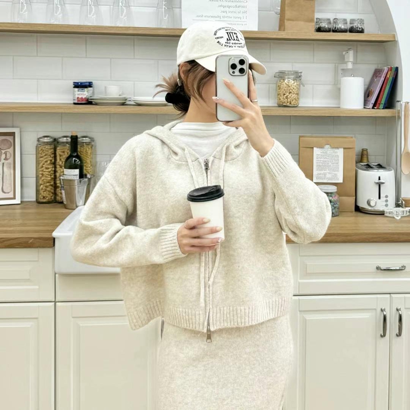 HACKER韓國直郵東大門代購女裝新品24秋冬休閑職業套裝兩件套HACKER套裝