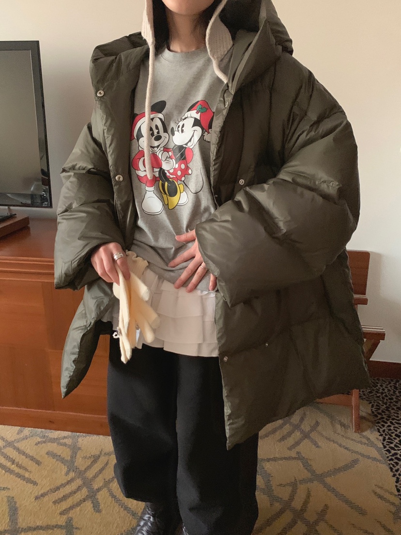 JKICHI韓國直郵東大門實拍女裝新品24秋冬熱賣短款羽絨服鴨絨EDIT短款羽絨服