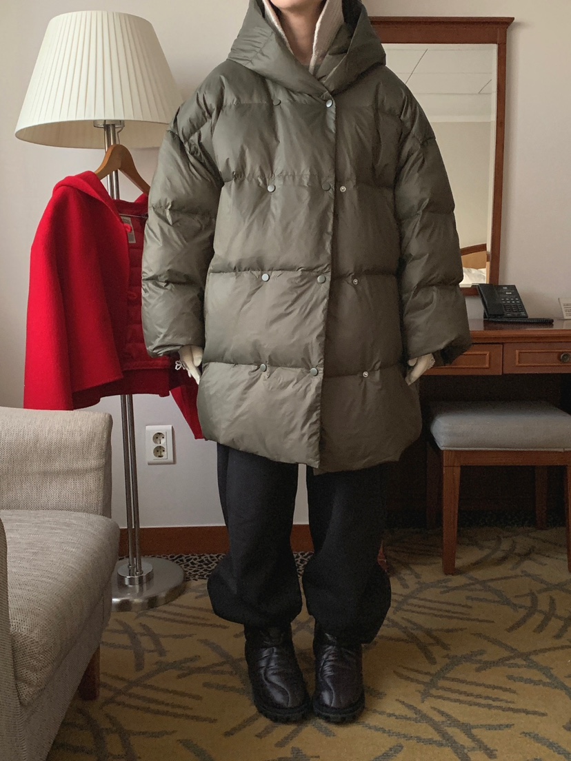 JKICHI韓國直郵東大門實拍女裝新品24秋冬熱賣短款羽絨服鴨絨EDIT短款羽絨服