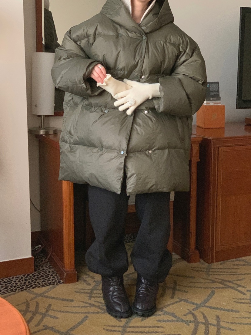 JKICHI韓國直郵東大門實拍女裝新品24秋冬熱賣短款羽絨服鴨絨EDIT短款羽絨服