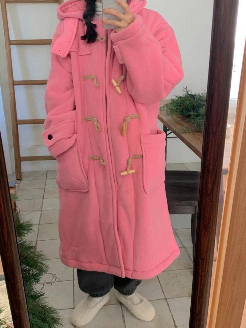 LIBERTE韓國直郵東大門代購女裝新款推薦時尚職業中長款大衣LIBERTE中長款大衣