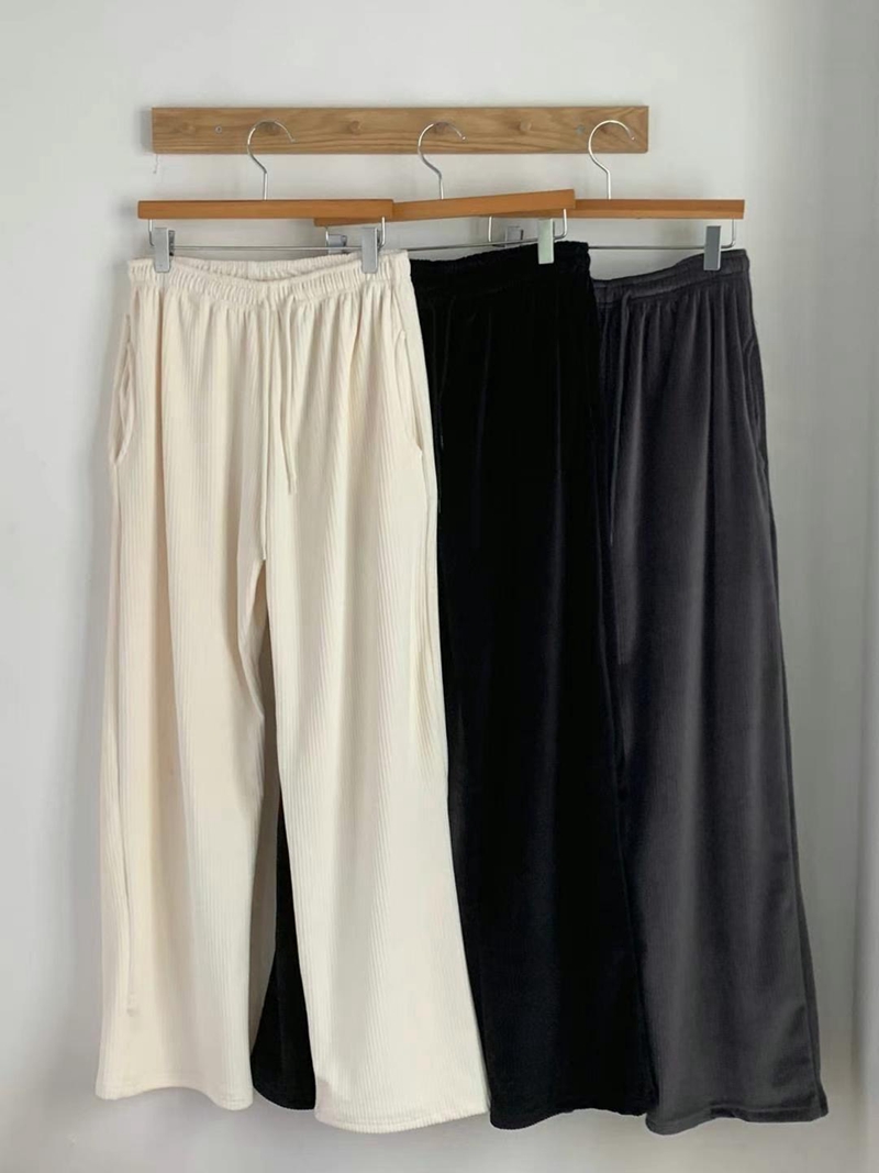 BBOO-뿌-T直郵韓國代購女裝新品24秋冬熱賣真品休閑休閑褲BBOO休閑褲圖色2左二色