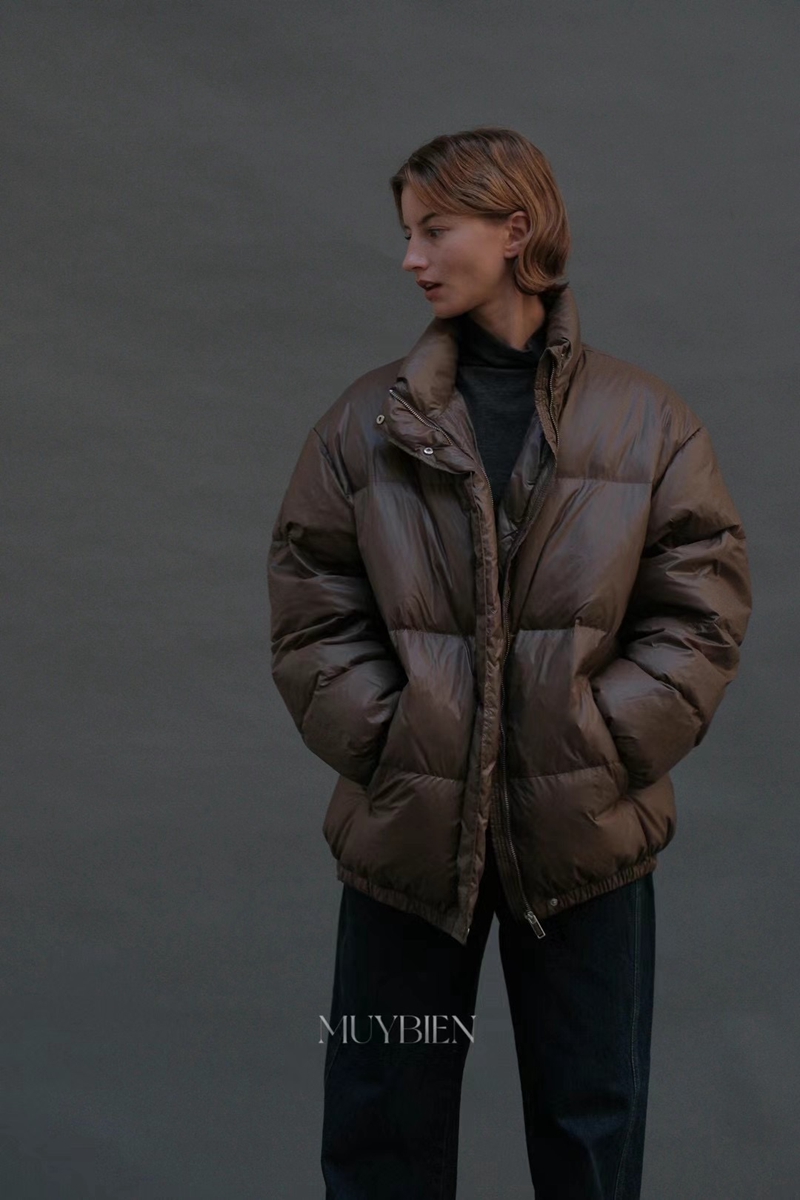 MUYBIEN直郵韓國代購女裝新品24秋冬時尚真品熱賣推薦短款棉服ONEAND短款棉服