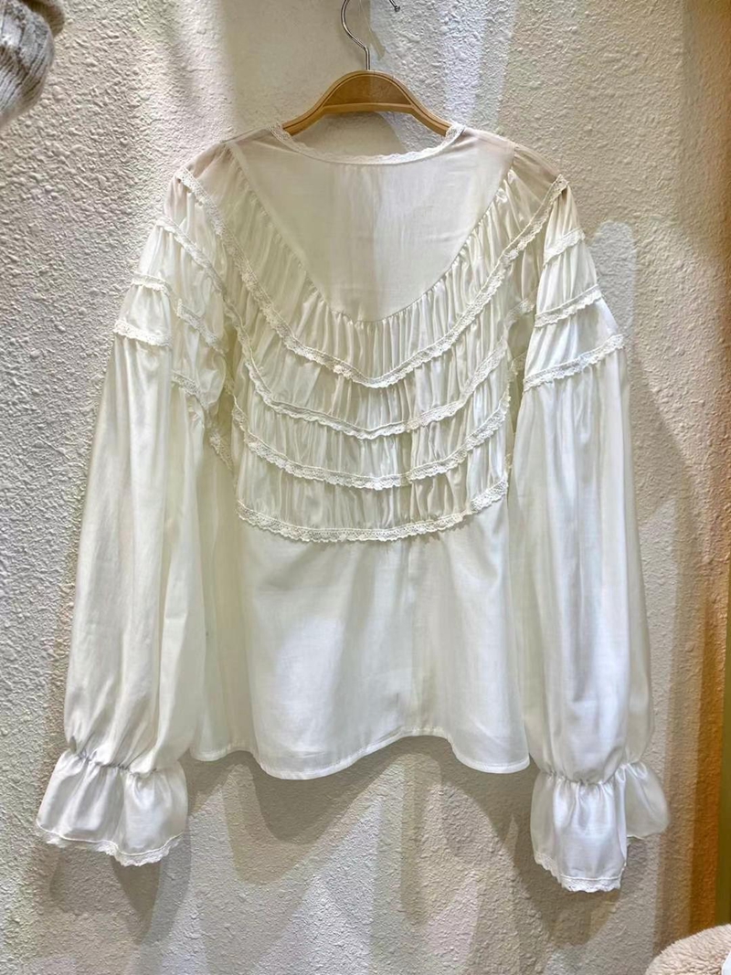 ANDYWARHOL韓國直郵東大門代購女裝新品人氣時尚襯衫蕾絲衫ANDYWARHOL襯衫/蕾絲衫