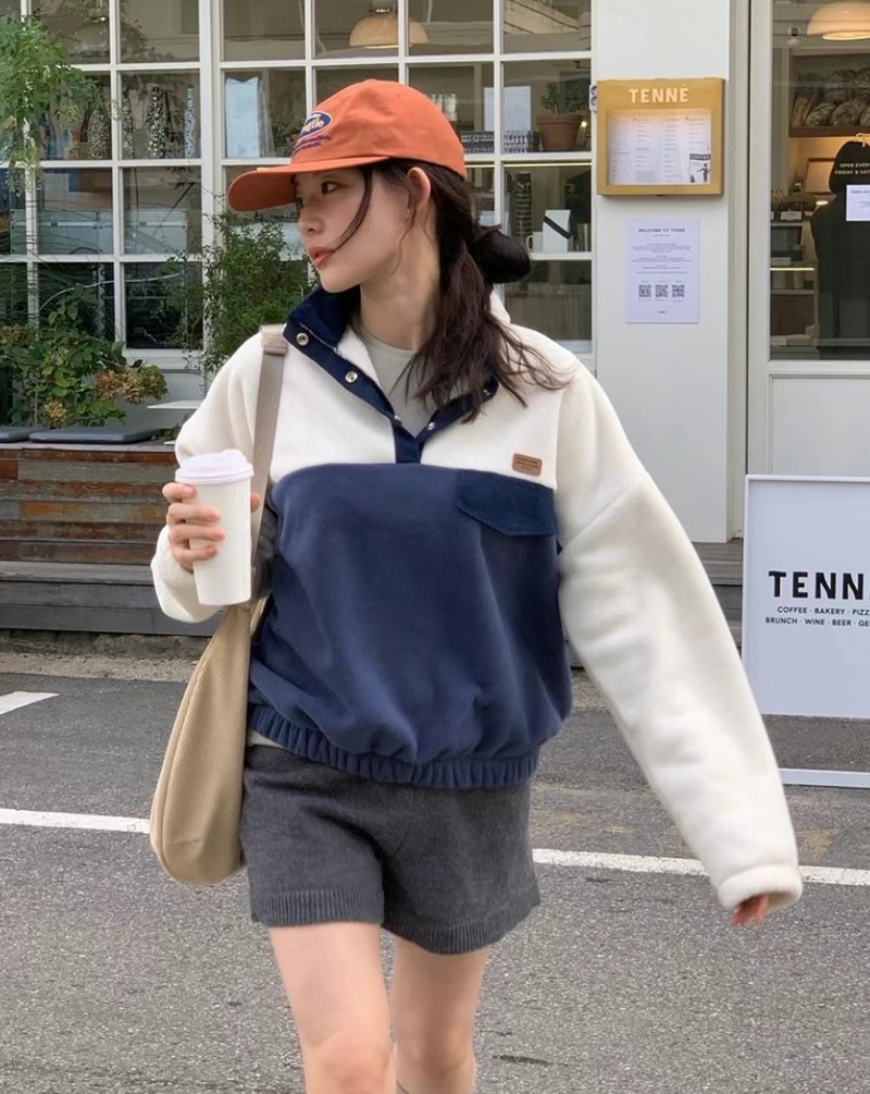 NATTY韓國直郵東大門實拍女裝新品休閑熱賣24秋冬人氣真品衛衣NATTY衛衣