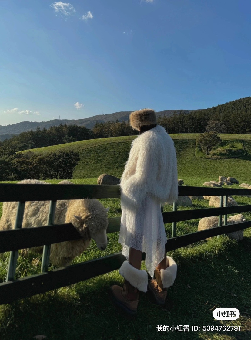 ABBEYLEE直郵韓國代購女裝新款休閑人氣推薦真品熱賣夾克毛皮ABBEYLEE夾克
