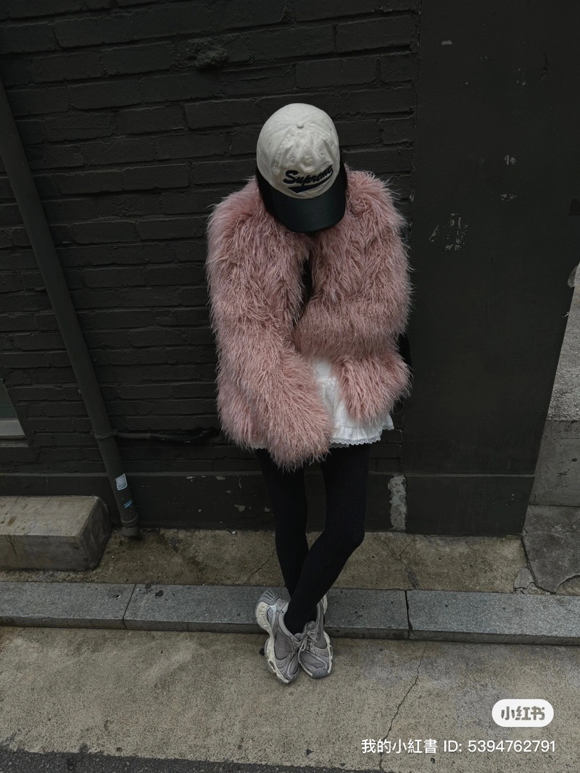 ABBEYLEE直郵韓國代購女裝新款休閑人氣推薦真品熱賣夾克毛皮ABBEYLEE夾克