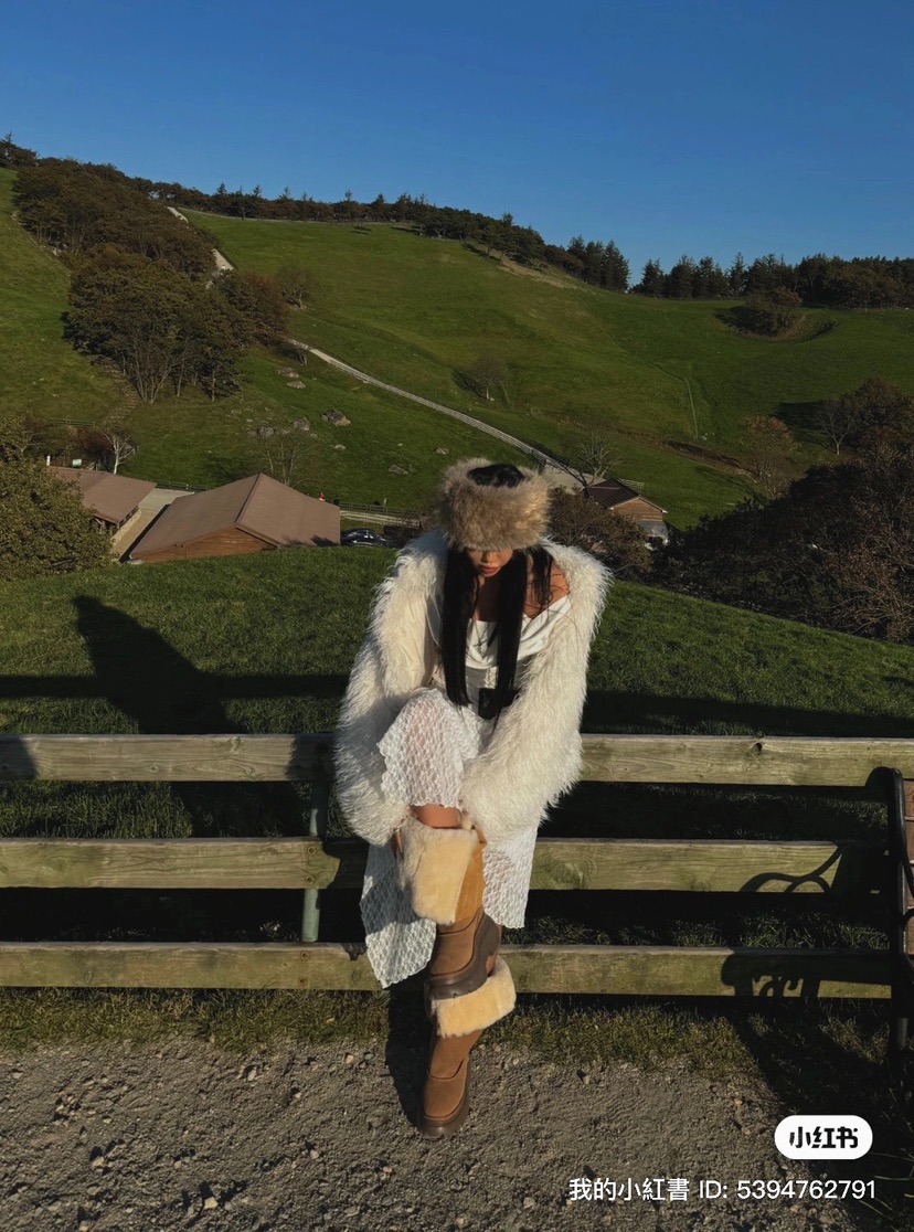 ABBEYLEE直郵韓國代購女裝新款休閑人氣推薦真品熱賣夾克毛皮ABBEYLEE夾克圖色3