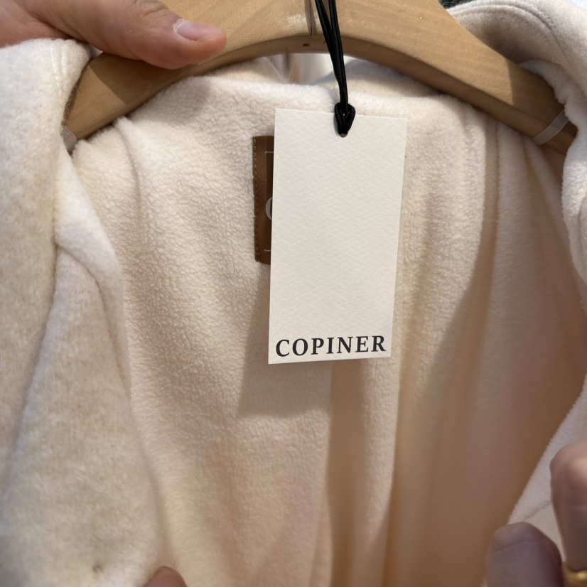 Copiner直郵韓國代購女裝新品推薦24秋冬人氣真品時尚短款大衣COPINER短款大衣