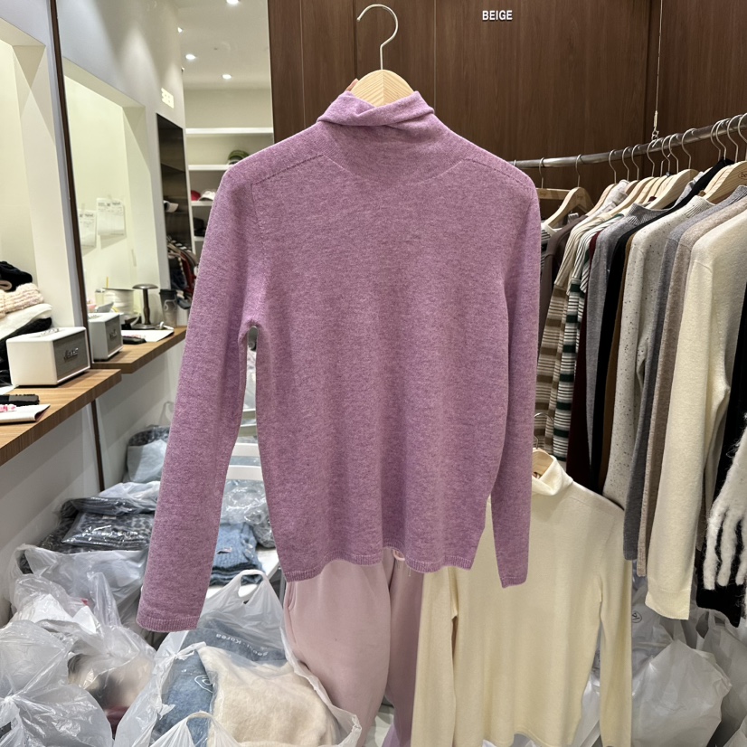 JOSH&J直郵韓國代購女裝新品真品24秋冬推薦人氣針織衫BEIGE.SEOUL針織衫