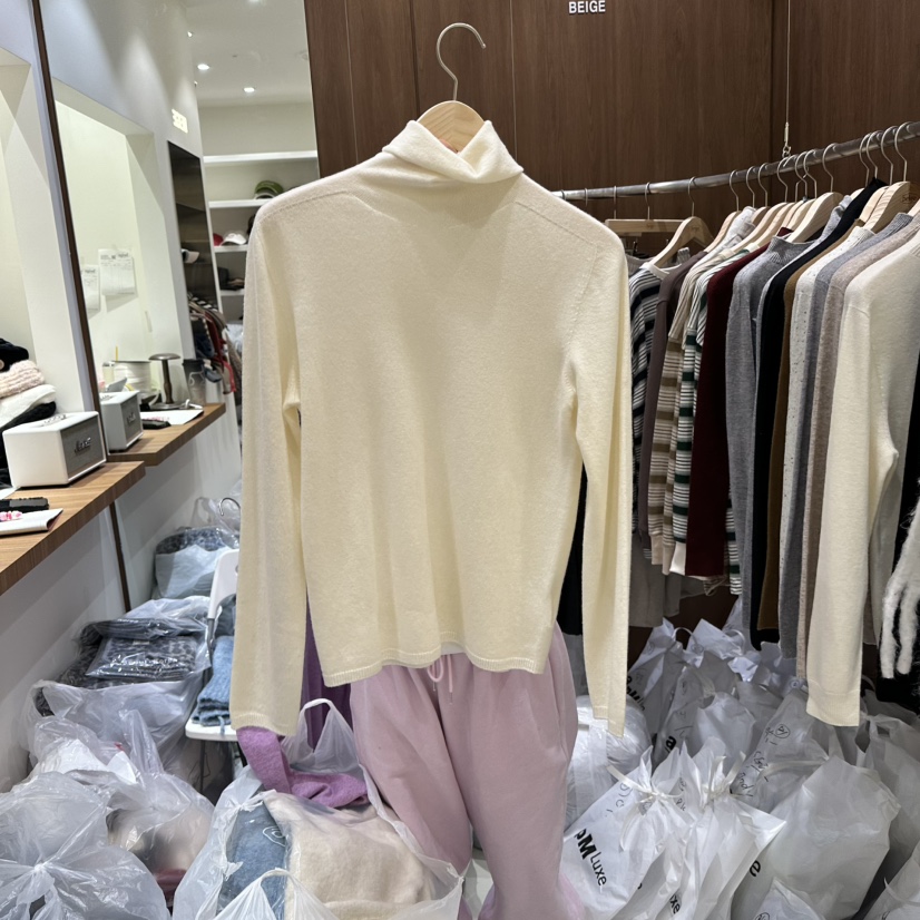JOSH&J直郵韓國代購女裝新品真品24秋冬推薦人氣針織衫BEIGE.SEOUL針織衫圖色2