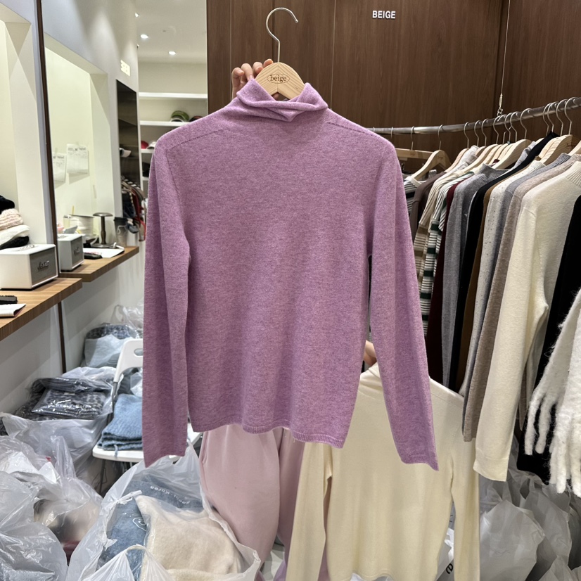 JOSH&J直郵韓國代購女裝新品真品24秋冬推薦人氣針織衫BEIGE.SEOUL針織衫圖色3