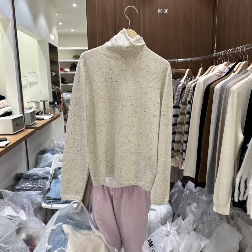 JOSH&J直郵韓國代購女裝新品真品24秋冬推薦人氣針織衫BEIGE.SEOUL針織衫圖色5
