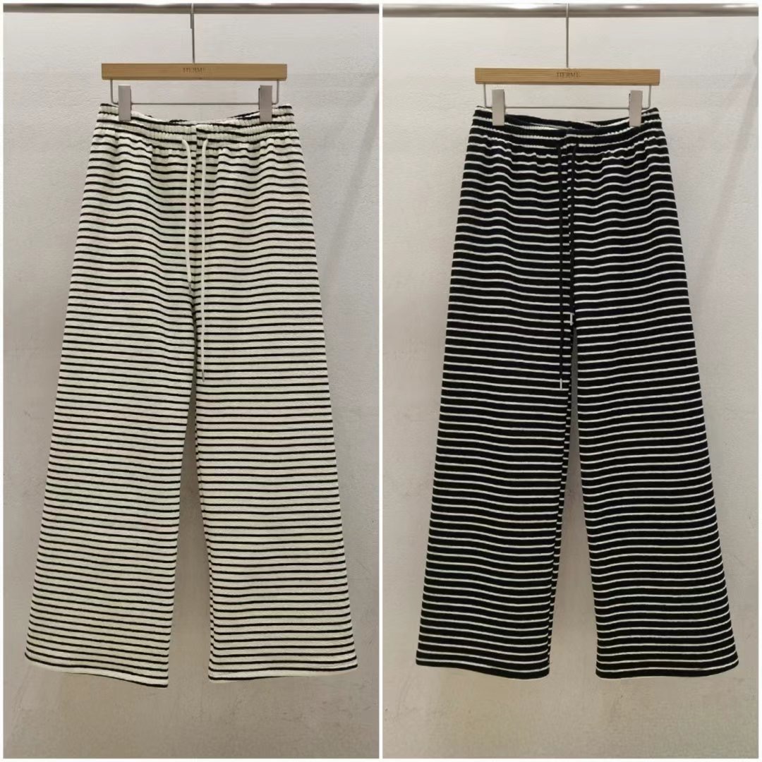 HERME韓國直郵東大門實拍女裝新品時尚24秋冬熱賣推薦休閑褲HERME休閑褲