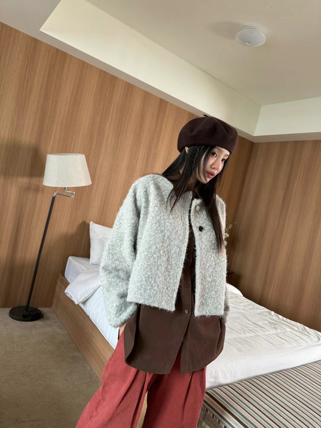 LOSTILE韓國直郵東大門代購女裝新款熱賣人氣時尚推薦夾克開衫THE ZOA夾克