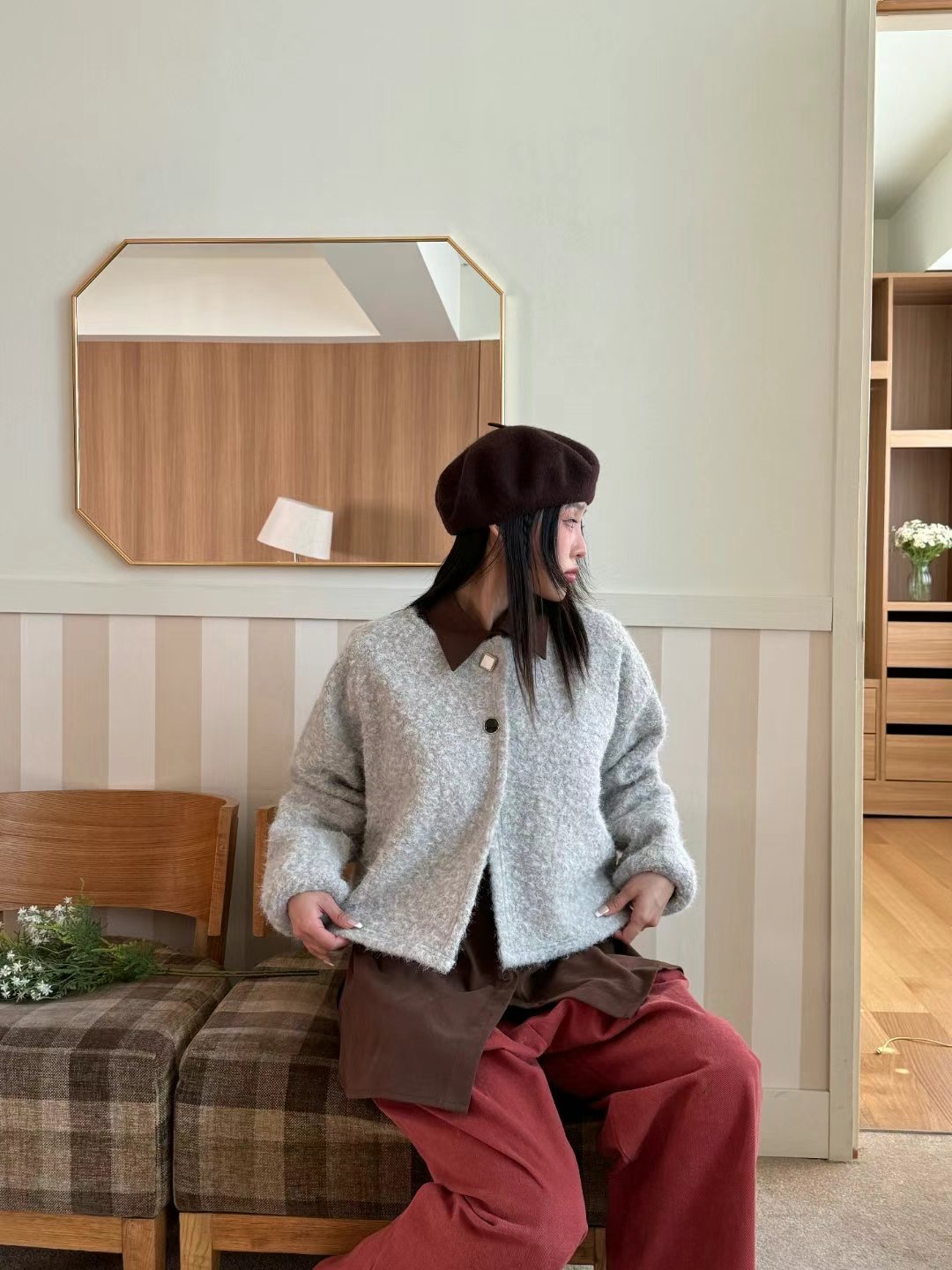 LOSTILE韓國直郵東大門代購女裝新款熱賣人氣時尚推薦夾克開衫THE ZOA夾克