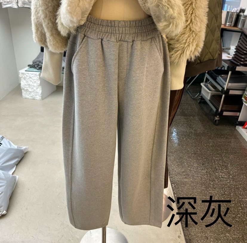 NEUTER直郵韓國代購女裝新品人氣24秋冬真品時尚休閑褲加絨NEUTER休閑褲圖色3