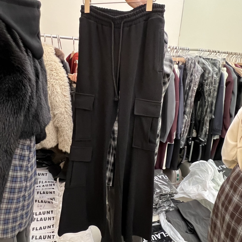 Flaunt韓國直郵東大門實拍女裝新款真品人氣休閑褲工裝褲加絨FLAUNT休閑褲圖色3