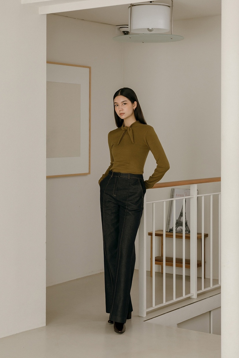 rou.tine直郵韓國代購女裝新品時尚人氣職業休閑推薦休閑褲ANDYOUBROWN休閑褲