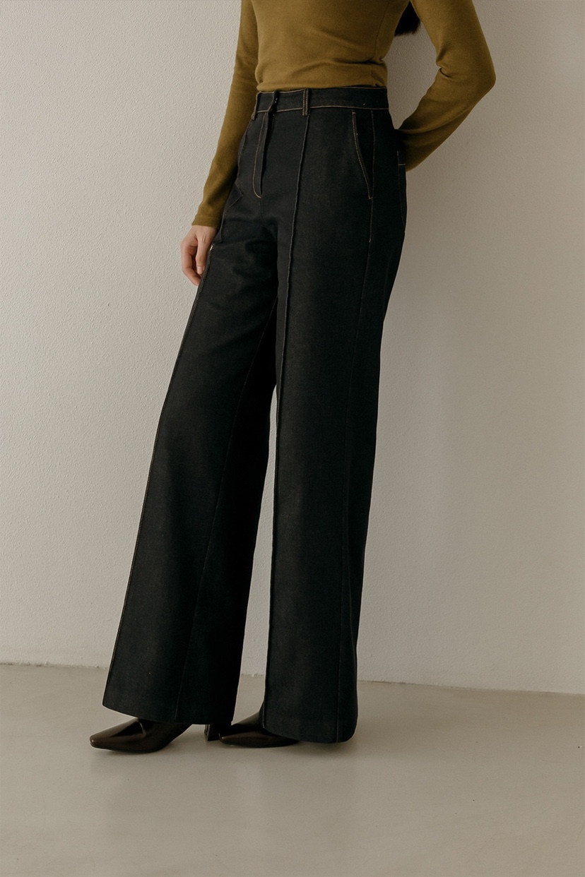 rou.tine直郵韓國代購女裝新品時尚人氣職業休閑推薦休閑褲ANDYOUBROWN休閑褲