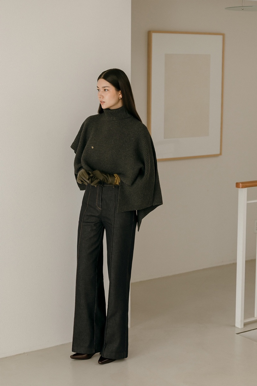 rou.tine直郵韓國代購女裝新品時尚人氣職業休閑推薦休閑褲ANDYOUBROWN休閑褲