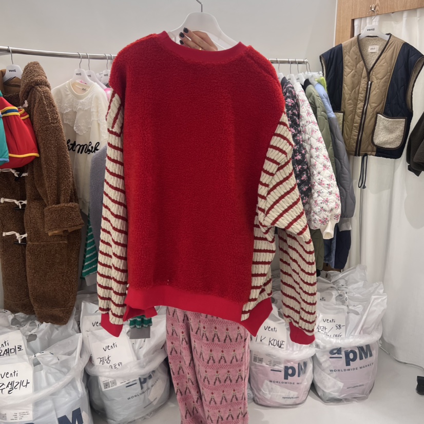 Venti韓國直郵東大門代購女裝新品熱賣人氣推薦休閑24秋冬衛衣VENTI衛衣