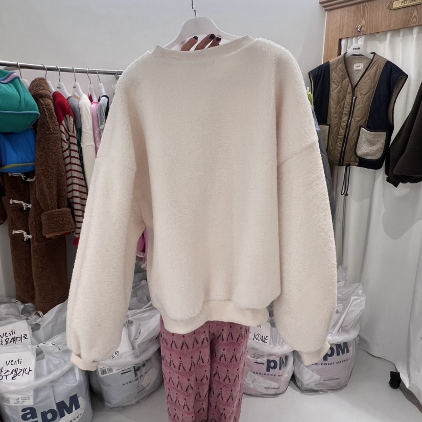 Venti直郵韓國代購女裝新品24秋冬真品職業休閑時尚推薦衛衣VENTI衛衣