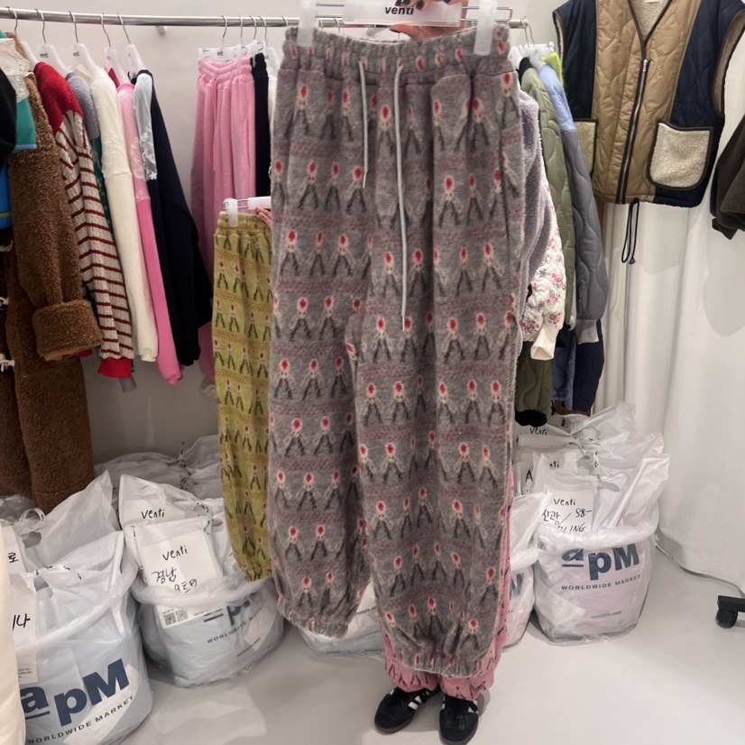Venti韓國直郵東大門實拍女裝新品24秋冬推薦職業熱賣休閑褲VENTI休閑褲