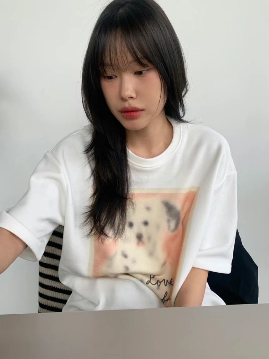 APPEAR韓國直郵女裝新品推薦人氣時尚職業真品24秋冬休閑T恤絨APPEART恤