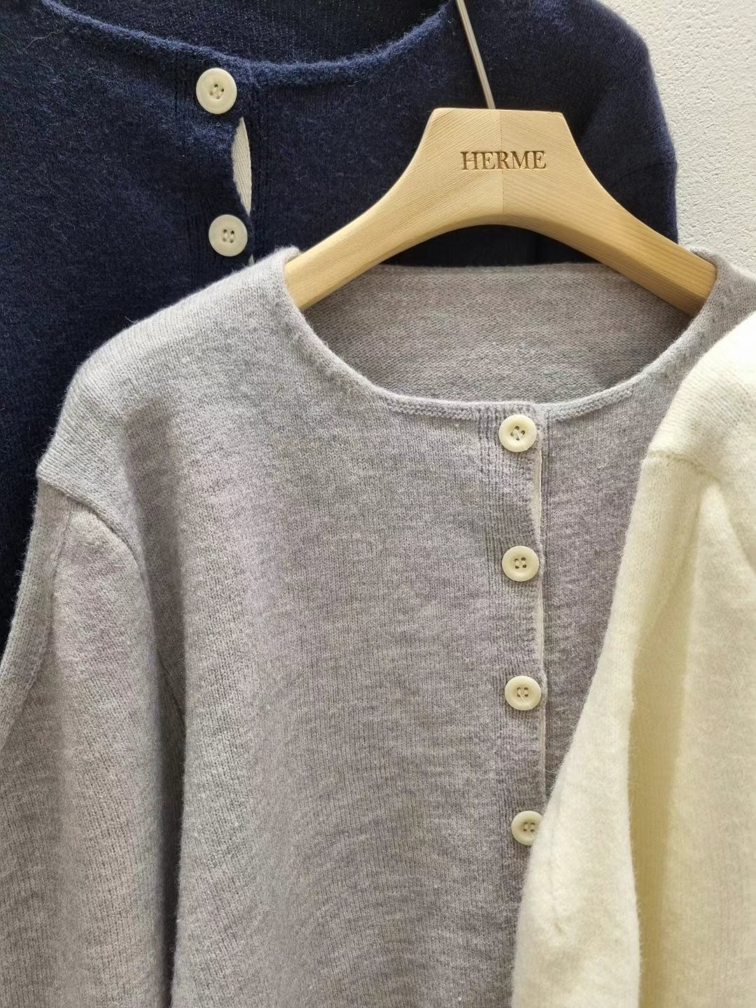 HERME直郵韓國代購女裝新品時尚休閑推薦職業真品人氣針織衫HERME針織衫