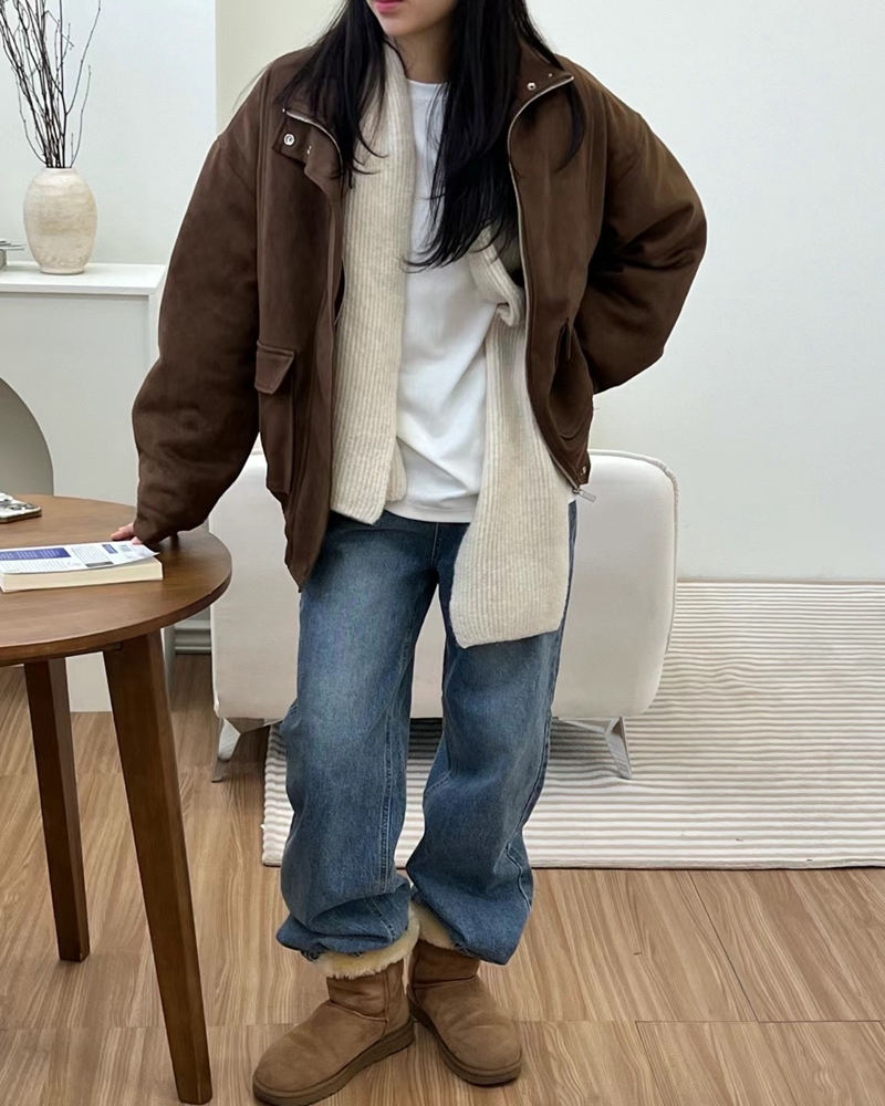 TERROIR韓國直郵東大門實拍女裝新品24秋冬人氣推薦真品夾克TERROIR夾克
