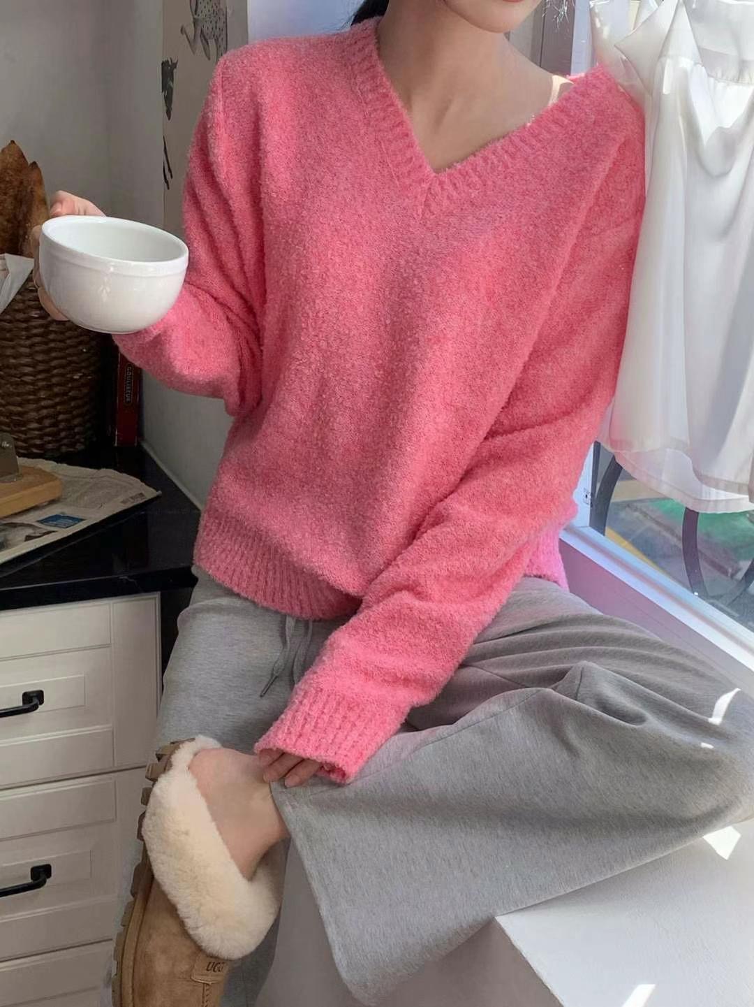 FOUND韓國直郵東大門實拍女裝新款職業人氣熱賣24秋冬針織衫FOUND針織衫