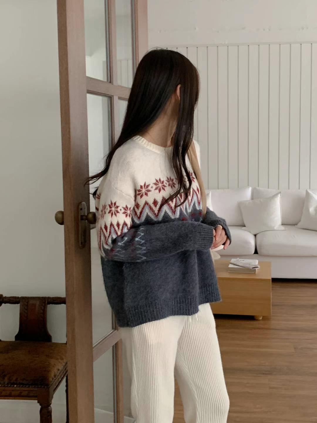 ITTEM韓國直郵女裝新款熱賣休閑24秋冬人氣真品時尚職業針織衫ITTEM針織衫