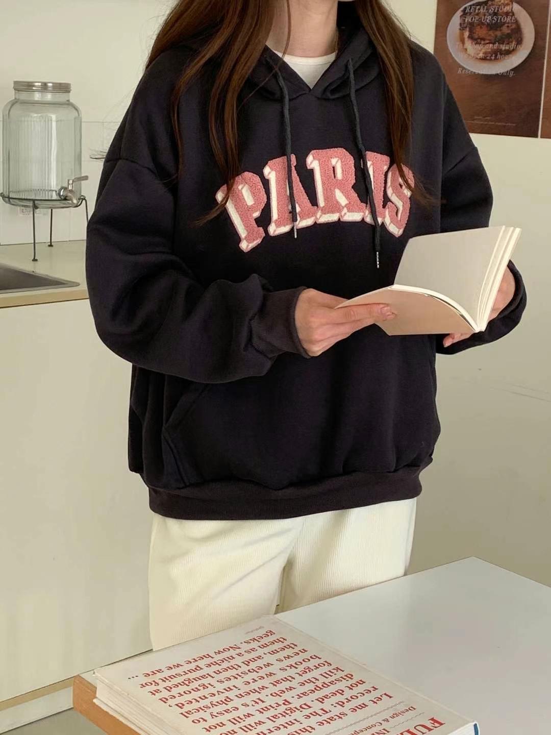 ANNSTORY韓國直郵東大門代購女裝新款真品休閑時尚24秋冬衛衣ANNSTORY衛衣