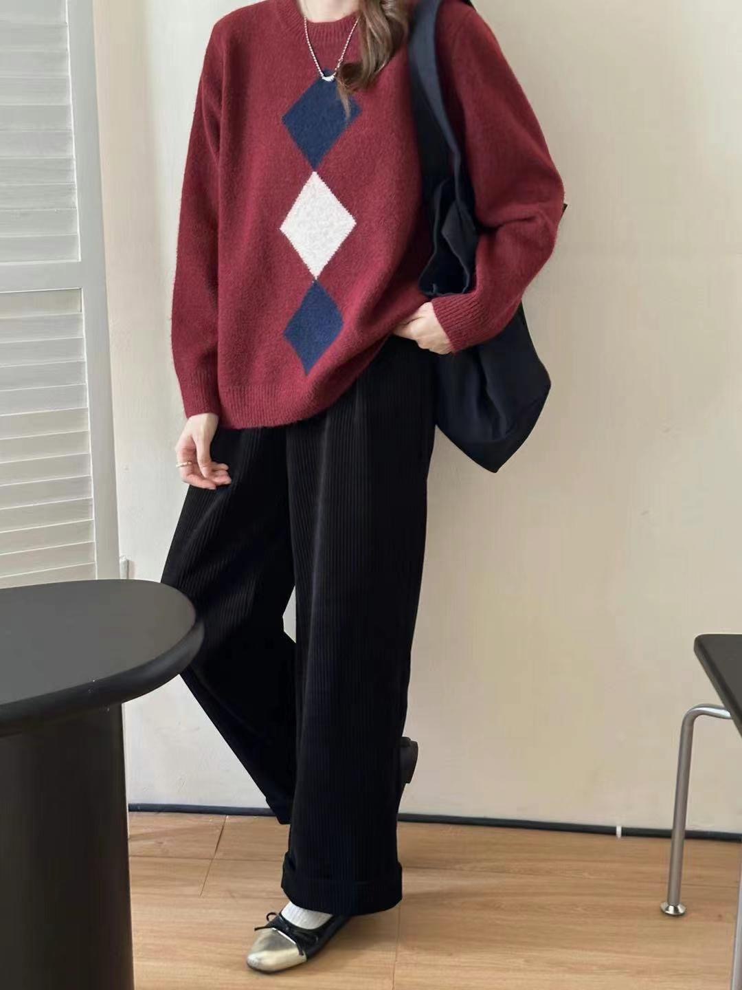 ITTEM韓國直郵東大門實拍女裝新品職業時尚熱賣真品針織衫打折ITTEM針織衫