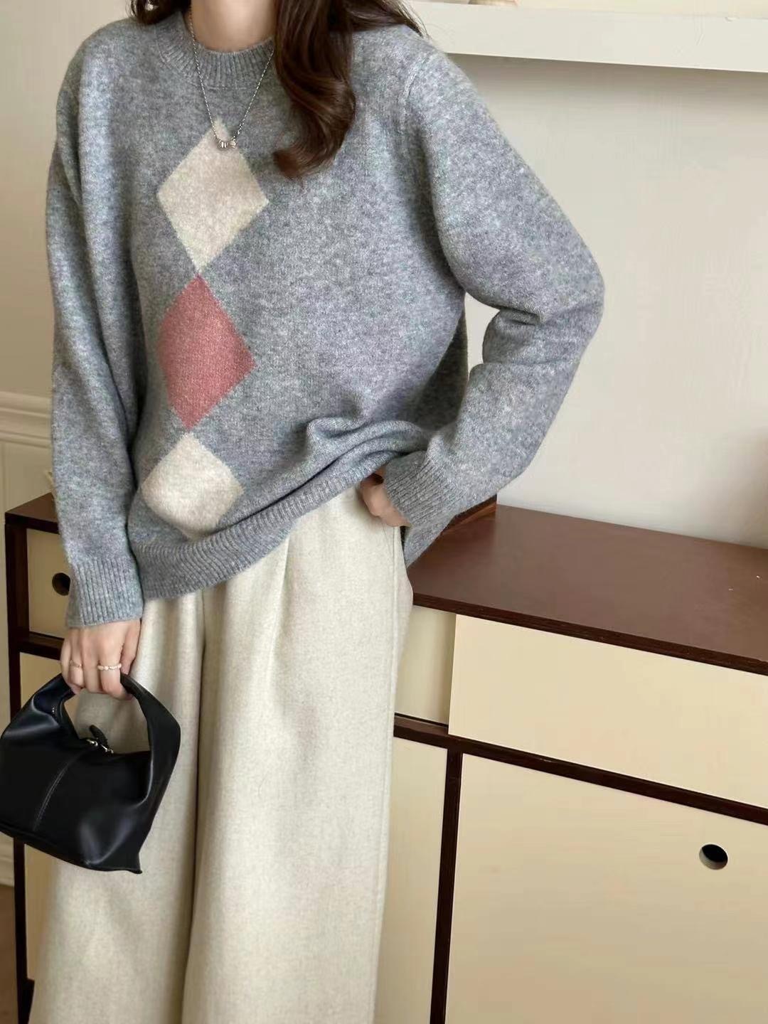 ITTEM韓國直郵東大門實拍女裝新品職業時尚熱賣真品針織衫打折ITTEM針織衫圖色2
