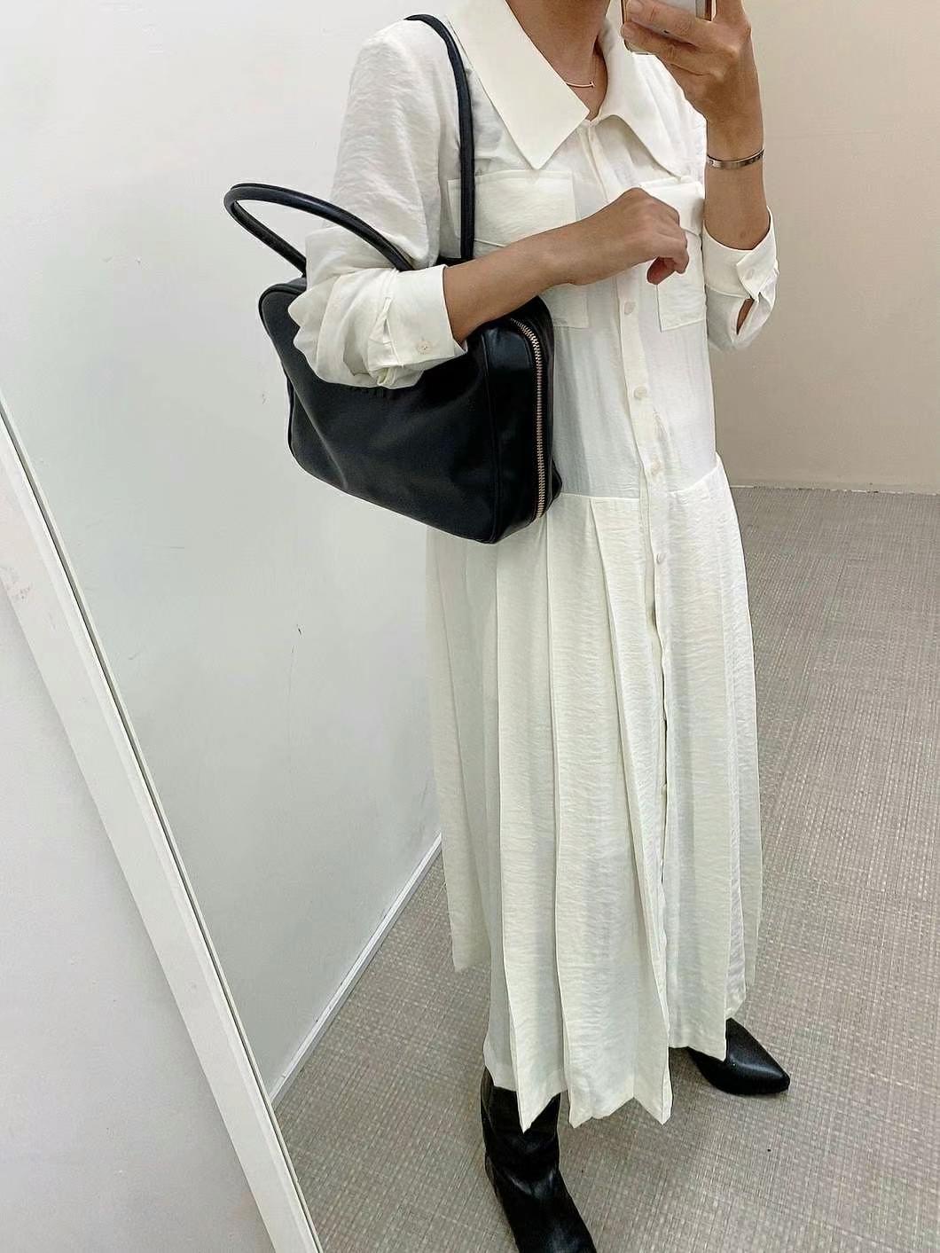 THE NEW直郵韓國代購女裝新品人氣職業真品時尚連衣裙口袋THE NEW連衣裙
