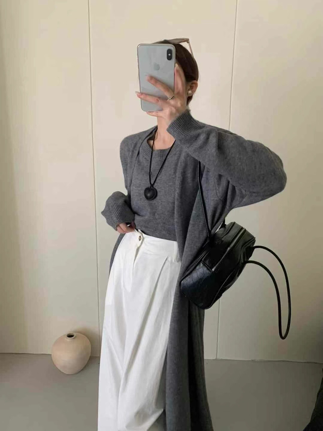 THE NEW韓國直郵東大門代購女裝新款休閑時尚真品套裝開衫THE NEW套裝