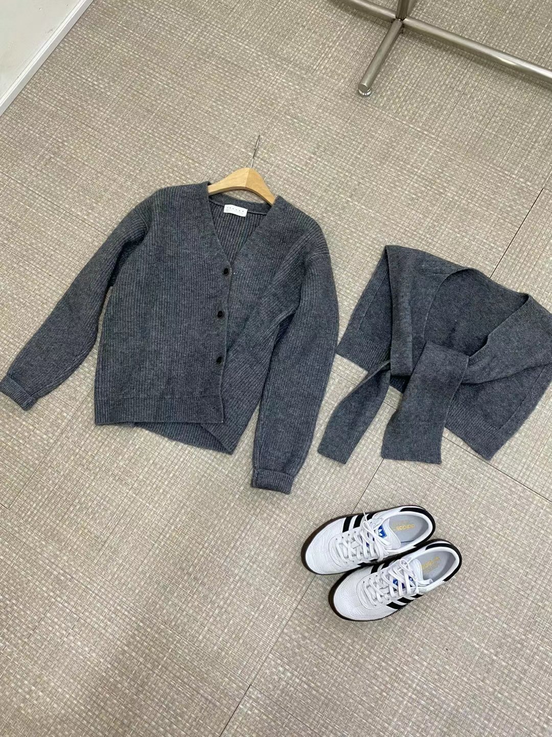 THE NEW韓國直郵東大門代購女裝新品休閑推薦24秋冬套裝開衫THE NEW套裝圖色3
