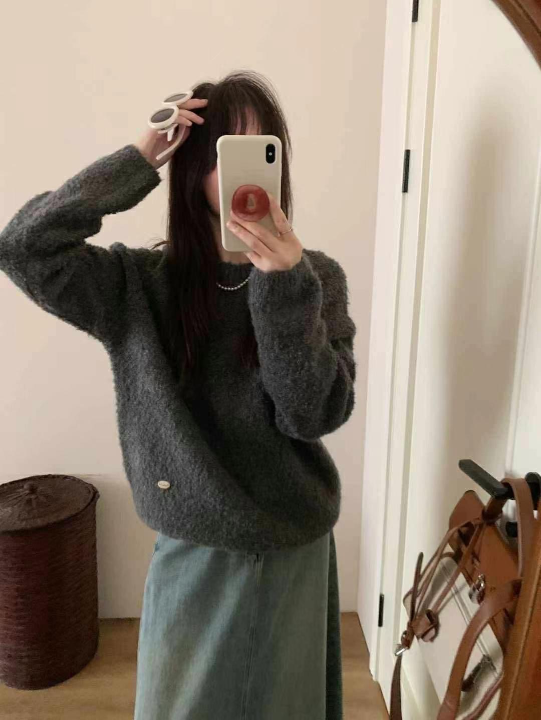 THE NEW直郵韓國代購女裝新款推薦職業熱賣時尚24秋冬針織衫THE NEW針織衫圖色3